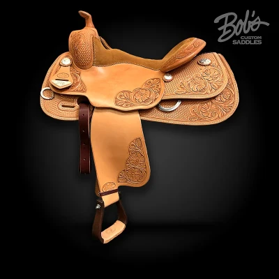 Duane Latimer 720 western saddle crafted for peak performance and rider comfort.